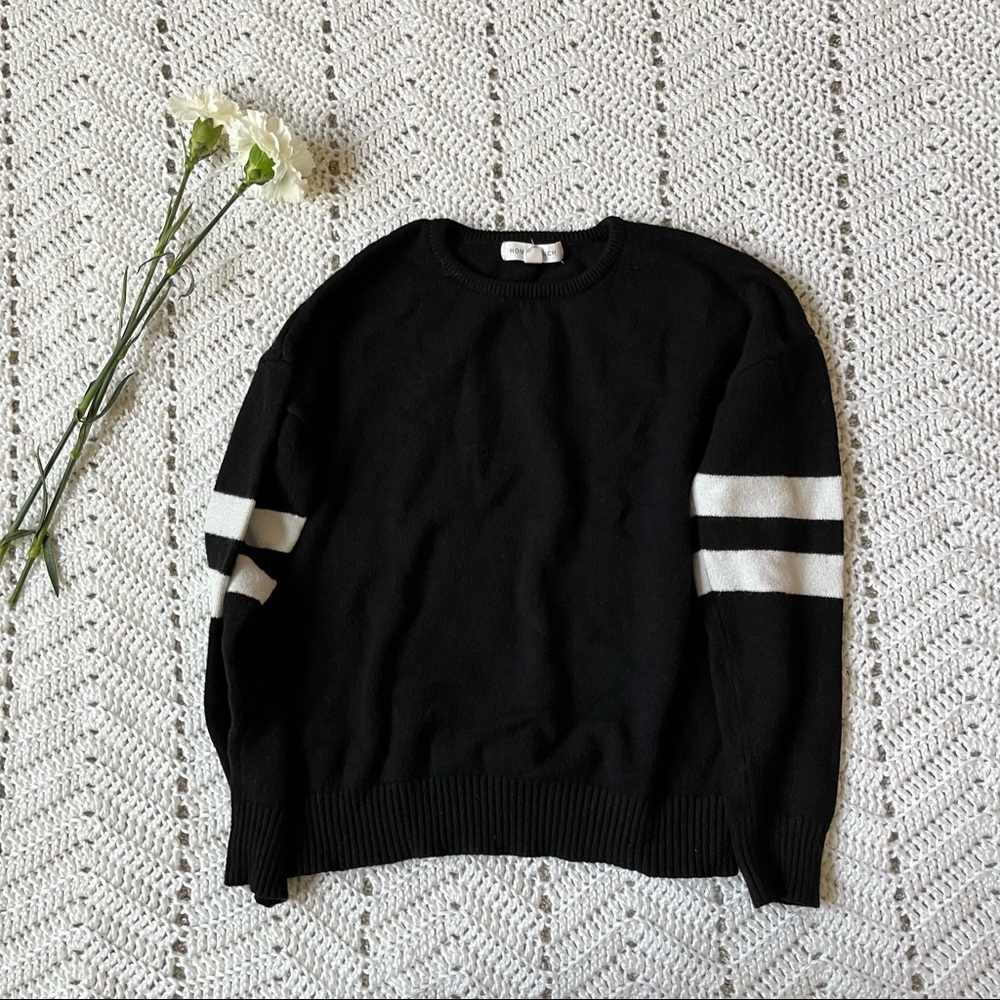 Black Sweater - Honey Punch